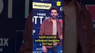 kartik Aryan at bollywood hungama ott fest 2024 [upl. by Aronid]