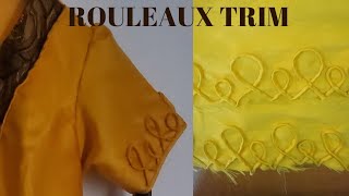 MAKING ROULEAUX TRIM AND MORE [upl. by Arayk606]