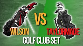 🌤️ WILSON Golf Club Set VS TaylorMade Golf Club Set [upl. by Adlitam948]