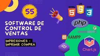 IMPRESIONES  IMPRIMIR COMPRA HTML CSS JAVASCRIPT PHP Y BOOTSTRAP  VÍAMD [upl. by Noteek]