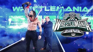 Roman Reigns WrestleMania XL EPIC Entrance Music  2024  Final Boss Rebirth [upl. by Aiyekal]