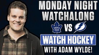 Toronto Maple Leafs vs Tampa Bay Lightning LIVE w Adam Wylde [upl. by Meehyrb]