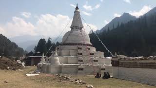 Chendebji Chorten Trongsa  Boudhanath Style Stupa in Bhutan [upl. by Aicitan523]