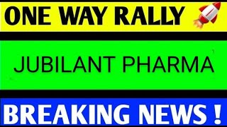 JUBILANT PHARMA SHARE LATEST NEWS TODAYJUBILANT PHARMA SHARE ANALYSISJUBILANT PHARMA SHARE TARGET [upl. by Derej]