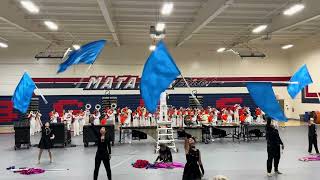 Huntington Beach High School Marching Band and colorguard 1122024 Bolsa Grande High School [upl. by Eillim]