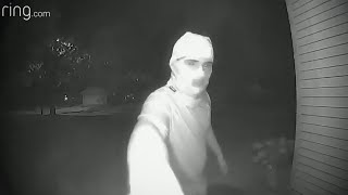 8 Most Disturbing Things Caught on Doorbell Camera Footage [upl. by Rofotsirk]