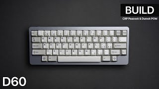 D60 Custom Keyboard Build  Durock POM [upl. by Nocaj221]