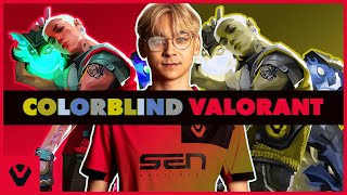 How TenZ sees VALORANT colorblind [upl. by Ariaj]