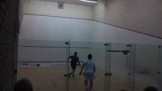 Daryl Selby V Andy Whipp  Exhibition Squash Match 2011 Game 1 [upl. by Merow]