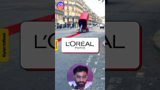 Best marketing ever by Loreal paris  Marketing agency businessideas [upl. by Annail209]