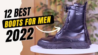 TOP 12 男士皮靴 Leather Boots for Men 2022｜男裝高筒鞋整合 [upl. by Manuel]