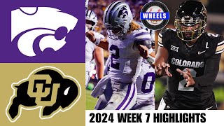 Colorado vs 18 Kansas State  Full Game Highlights  2024 College Football Highlights [upl. by Weslee]