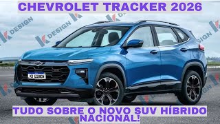 Chevrolet Tracker 2026 Tudo sobre o novo SUV híbrido nacional [upl. by Razaele]