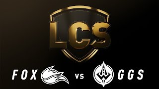 FOX vs GGS  Week 5 Day 2  LCS Spring Split  Echo Fox vs Golden Guardians 2019 [upl. by Brenden]