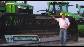 Machinery Pete TV Show John Deere 9R 640 and 8RX 410 Tractors Sell on Michigan Farm Auction [upl. by Sobmalarah]