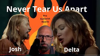 DELTA GOODREM amp JOSH TESKEY Never Tear Us Apart Pro Guitarist Reacts [upl. by Arykat646]