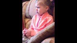 3 Year Olds Emotional Response to Budweiser Puppy Commercial [upl. by Weitman]