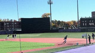 1B Athleticism Fielding at Northwestern Camp Michael Stebel 2025 Corner INF October 26 2024 [upl. by Oigile]