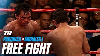 Erik Morales vs Manny Pacquiao 1  FREE FIGHT  GREAT FIGHTS IN BOXING [upl. by Imiaj64]