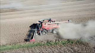 Zuidberg Combine Tracks  x2 Red Combines Minimal Soil Compaction Forwardthinking [upl. by Wight967]