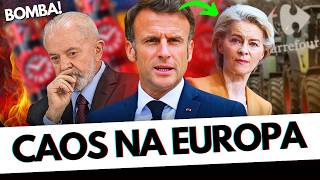 🚨CRISE DA EUROPA ESTÁ CHEGANDO NO BRASIL BOICOTE AO CARREFOUR E ACORDO UNIÃO EUROPÉIA MERCOSUL [upl. by Reffineg95]