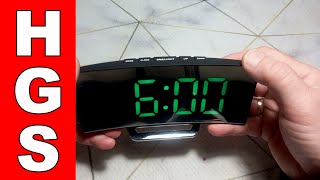 Multi Funcation Mirror Electronic Clock DT 6507 ✔️ [upl. by Bosson681]