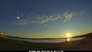 Midnight Sun in the Arctic TimeLapse [upl. by Ailsa761]