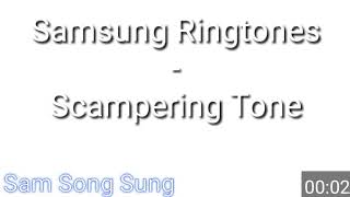 Samsung Ringtones  Scampering Tone [upl. by Audsley]