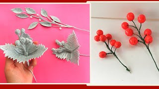 Como hacer RAMAS NAVIDEÑAS decorativas  DIY navidad [upl. by Cherin]