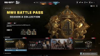 MWII BATTLE PASS SEASON 4 COLLECTION IS OUT MW3 Store Bundle Update 011024 [upl. by Brechtel102]