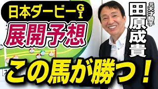 【日本ダービー2024】元天才騎手・田原成貴が展開予想 この馬が頂点に立つ！《東スポ競馬ニュース》 [upl. by Fricke]