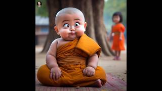 little monk so cute🌿🌿🌾🌾💗🌸ព្រះសង្ឃតូចគួរឲ្យស្រលាញ់ណាស់🌿🌿🌾🌾💗 [upl. by Claretta]