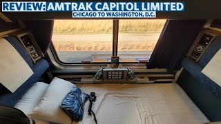 REVIEW Amtrak Capitol Limited Roomette [upl. by Ilbert651]