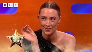 Saoirse Ronan’s Mum Had A Battle With George Clooney  The Graham Norton Show  BBC [upl. by Rozek]