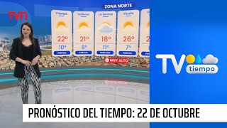 Pronóstico del tiempo Martes 22 de octubre 2024  TV Tiempo [upl. by Anaela]