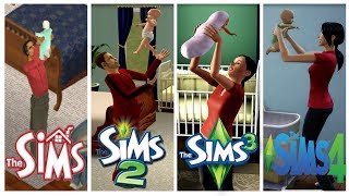 ♦ Sims 1  Sims 2  Sims 3  Sims 4  Baby Evolution [upl. by Homer458]