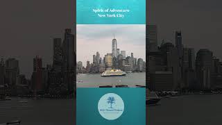 Spirit of Adventure Sails from New York City [upl. by Noraed]