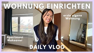 UMZUGSVLOG Erste eigene Wohnung einrichten Apartment Makeover Wohnungsupdate Schuette  PART 3 [upl. by Naerol]