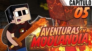 Minecraft Aventuras en Modlandia Ep 5 quotFiesta en el Dungeonquot [upl. by Volney517]