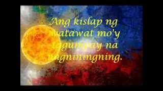 Pambansang Awit ng Pilipinas with Lyrics [upl. by Giffard]