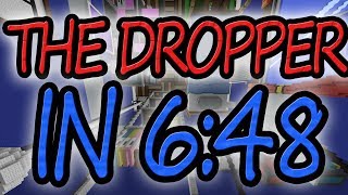 Minecraft The Dropper in 648 All 17 Levels [upl. by Nicki]