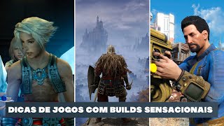 DICAS DE RPGS COM ÓTIMAS CRIAÇÕES DE BUILDS finalfantastyxii divinityoriginalsinii [upl. by Aikemat]