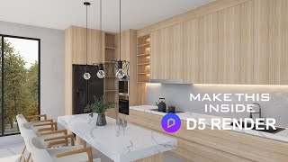 Image amp Add Scene  Interior  D5 Render  step by step  D5 Render [upl. by Binah]