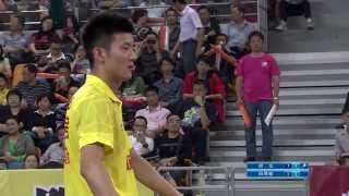 HD 201453  MS  Chen Long vs Tian Houwei  China Badminton Super League [upl. by Lem]