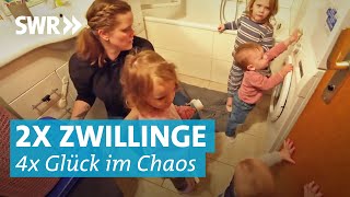 Großfamilie im Alltag Wie man zweimal Zwillinge groß zieht [upl. by Einyaj971]