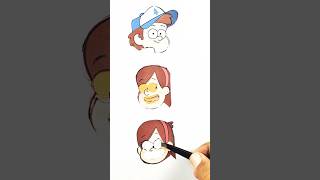 Mabel pines and dipper pines from gravity falls paper puzzle gravityfalls dipper mabel [upl. by Nussbaum231]