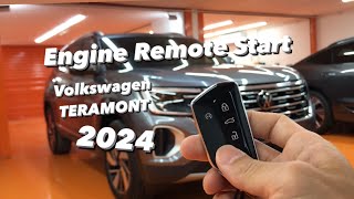 Engine Remote Start  Volkswagen Teramont 2024 [upl. by Jacoby]