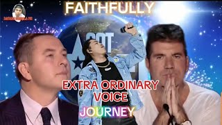 FAITHFULLY JOURNEY AMERICAN GOT TALENT AUDITIONS PARODY GOLDIN BUZZER CRIDET TO THE OWNERS MUSICS [upl. by Eiznekcam]