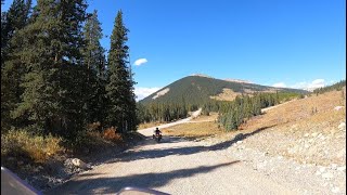 Calgary to Indian Graves to Calgary Alberta via Rural Roads on 3 Moto Guzzi V85TT [upl. by Ainek718]