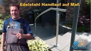 Edelstahl Handlauf auf Maß  KundenVlog  JPS Metalldesign [upl. by Eciryt547]